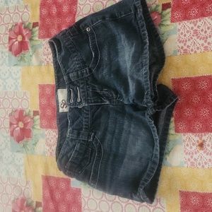 Lowrise jean shorts
